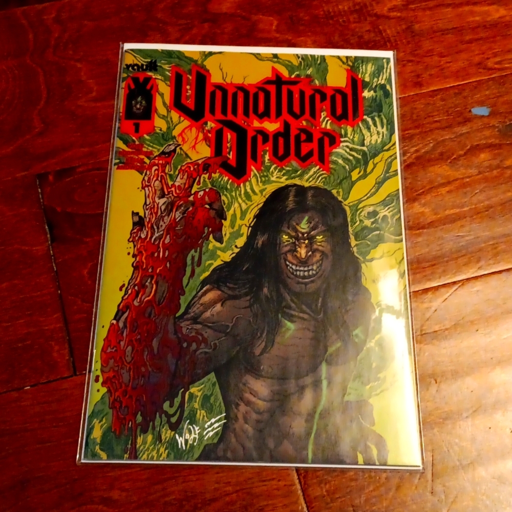Unnatural Order #1 Cover C Maria Wolf Signed with COA